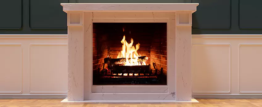 Decorative Electric Fireplace Installation in Barnstable, Massachusetts