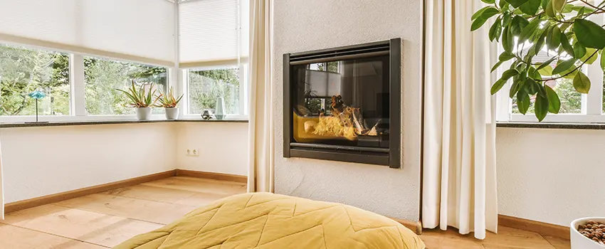 Residential Fireplace Ceramic Glass Installation in Barnstable, MA