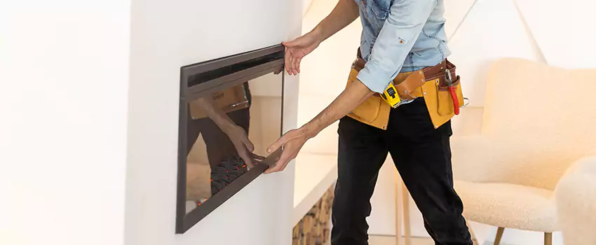 Metal Fireplace Installation in Barnstable, Massachusetts