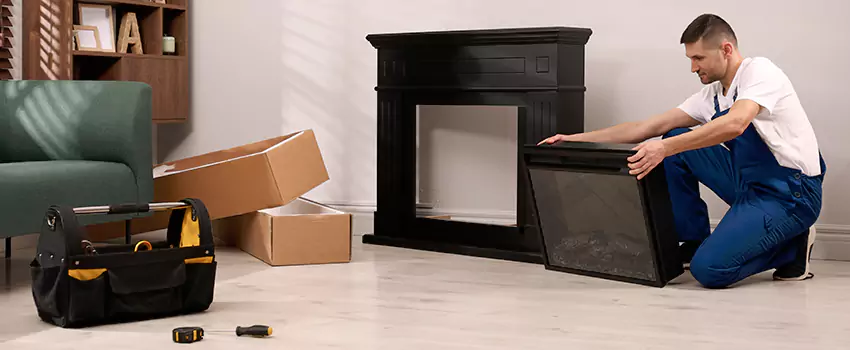 Old Rusted Metal Fireplace Repair And Replacement in Barnstable, MA